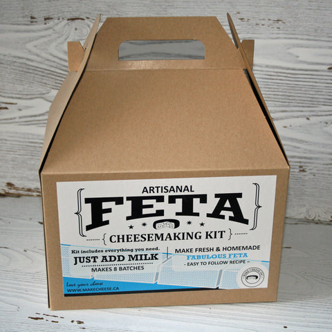 Feta Kit - Makes 8 Batches of Homemade Feta